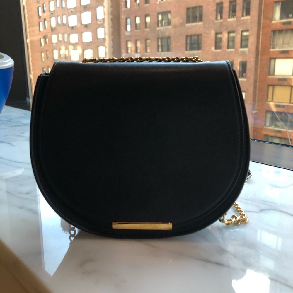 Beautiful, gently used Cuyana chain mini saddlebag